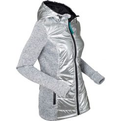Bluza rozpinana z polaru bonprix srebrny. Szare bluzy damskie bonprix, bez wzorów, z polaru, bez rękawów, bez kaptura. Za 149,99 zł.