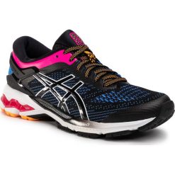 Buty ASICS - Gel-Kayano 26 1012A457 Black/Blue Coast 004. Czarne buty sportowe damskie Asics, bez wzorów, z tworzywa sztucznego, sportowe, do biegania, asics gel kayano. Za 749,00 zł.