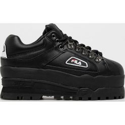 Fila - Buty Trailblazer Wedge. Czarne buty sportowe damskie Fila, ze skóry, sportowe. W wyprzedaży za 499,90 zł.