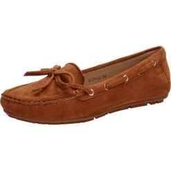 Mokasyny, buty damskie S.BARSKI KJD-S2 CAMEL. Brązowe mokasyny damskie S.barski, klasyczne, na obcasie. W wyprzedaży za 99,00 zł.