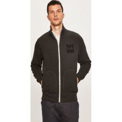 Pepe Jeans - Bluza Tristam. Szare bluzy męskie Pepe Jeans, s, z aplikacjami, z bawełny, z kapturem, bez rękawów, bez kaptura. W wyprzedaży za 239,90 zł.