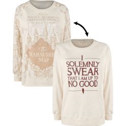 Harry Potter Marauder's Map Sweter damski beżowy. Brązowe bluzy damskie z nadrukiem marki Harry Potter, s. Za 144,90 zł.
