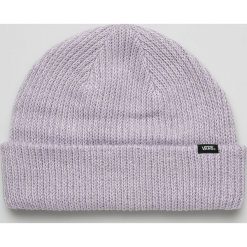 Vans - Czapka. Fioletowe czapki damskie marki Vans, na zimę, z dzianiny. W wyprzedaży za 59,90 zł.