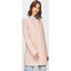 Only - Płaszcz. Różowe płaszcze damskie marki ONLY, s, z elastanu. Za 219,90 zł.