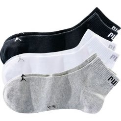 Krótkie skarpetki Puma (3 pary) bonprix czarny + biały + szary. Białe skarpetki męskie marki bonprix. Za 38,97 zł.
