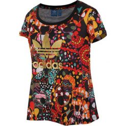 T-shirty damskie: T-shirt w kolorze czerwonym ze wzorem