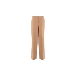 Spodnie z lejącego materiału Twin Set SA82KE. Brązowe spodnie damskie Twin Set, s. Za 491,09 zł.
