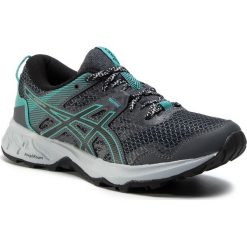 Buty ASICS - Gel-Sonoma 5 1012A568 Carrier Grey/Black 022. Szare buty sportowe damskie Asics, bez wzorów, ze skóry ekologicznej, sportowe, do biegania. Za 359,00 zł.