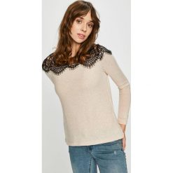 Only - Sweter Idaho. Czerwone swetry klasyczne damskie marki ONLY, s, z dzianiny. W wyprzedaży za 69,90 zł.