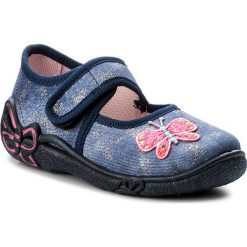 Kapcie SUPERFIT - 8-00288-88 M Water Kombi. Niebieskie sandały dziewczęce Superfit, z tworzywa sztucznego, bez zapięcia. W wyprzedaży za 109,00 zł.