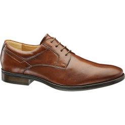 Buty wizytowe męskie: buty męskie do garnituru AM SHOE brązowe