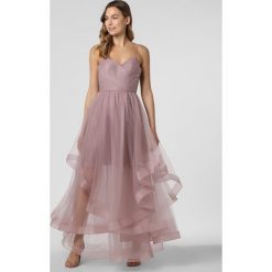 Laona - Damska sukienka wieczorowa, beżowy. Brązowe sukienki damskie Laona, bez wzorów, eleganckie, bez kołnierzyka, bez rękawów. Za 749,95 zł.