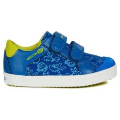 Geox Tenisówki Chłopięce Gisli 22 Niebieskie. Niebieskie buty chłopięce sportowe Geox, na rzepy. Za 229,00 zł.