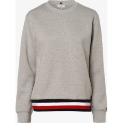 Tommy Hilfiger - Damska bluza nierozpinana, szary. Szare bluzy damskie TOMMY HILFIGER, l, w paski, z bawełny, bez rękawów, bez kaptura. Za 449,95 zł.