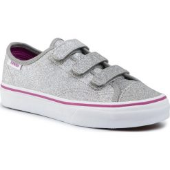 Tenisówki VANS - Style 23 V VN0A3JFNT2O1 (Glitter Textile) Slvtrwht. Szare trampki dziewczęce Vans, z gumy, na rzepy. W wyprzedaży za 189,00 zł.