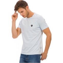 Galvanni T-Shirt Męski Wawe Xxl Jasnoniebieski. Szare koszulki męskie GALVANNI, xxl, bez wzorów, bez kołnierzyka, bez rękawów. W wyprzedaży za 87,00 zł.