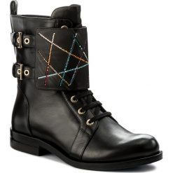 Buty zimowe damskie: Botki LORIBLU – 8E KTR230 K2 Agnellato Nero