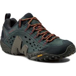 Trekkingi MERRELL - Intercept J559593 Blue Wing. Niebieskie trapery męskie Merrell, ze skóry, bez zapięcia. W wyprzedaży za 299,00 zł.