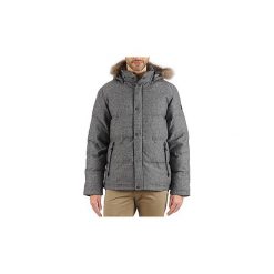 Kurtki pikowane Aigle TWEEDBROOK. Szare kurtki męskie Aigle, xxl, bez wzorów, bez kaptura. W wyprzedaży za 1210,30 zł.