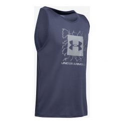 Under Armour Tech™ 2.0 Podkoszulek Niebieski. Niebieskie podkoszulki męskie Under Armour, s, z nadrukiem, z poliesteru, bez rękawów. Za 137,95 zł.