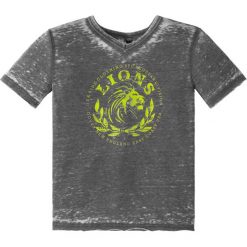 Odzież chłopięca: T-shirt „used” bonprix czarny z nadrukiem
