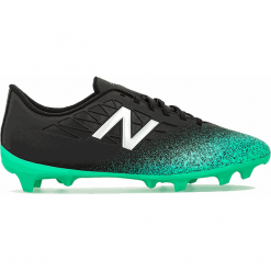Korki Junior Furon v5 Dispatch FG - JSFDFNB5. Szare buciki niemowlęce New Balance, bez zapięcia. W wyprzedaży za 269,99 zł.