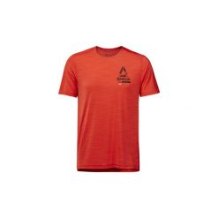 T-shirty z krótkim rękawem Reebok Sport Koszulka Training ACTIVCHILL Graphic Tee. Czerwone koszulki męskie Reebok Sport, s, bez wzorów, sportowe, bez kołnierzyka, z krótkim rękawem, krótkie. Za 118,30 zł.