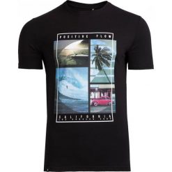 T-shirt męski TSM606 - czarny - Outhorn. Czarne t-shirty męskie marki Outhorn, na lato, m, z bawełny. Za 39,99 zł.