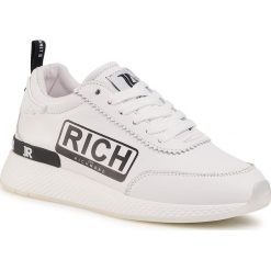 Sneakersy JOHN RICHMOND - 1221 A Bianca. Białe półbuty damskie John Richmond, ze skóry. W wyprzedaży za 539,00 zł.