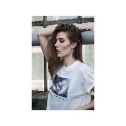 NO ANGEL. TEES. Białe t-shirty damskie marki Rest_factory, xl, bez wzorów, bez kołnierzyka. Za 99,90 zł.