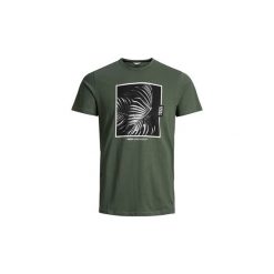 T-shirty z krótkim rękawem Jack Jones 12135641 TREND PHOTO. Szare t-shirty męskie Jack & Jones, s, bez wzorów, bez kołnierzyka, krótkie. Za 46,07 zł.