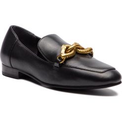 Lordsy TORY BURCH - Jessa Loafer 52807 Perfect Black 006. Czarne lordsy damskie Tory Burch, ze skóry, bez obcasa, na obcasie. W wyprzedaży za 769,00 zł.