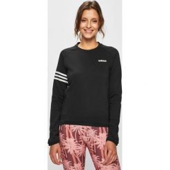 Adidas Performance - Bluza. Czarne bluzy damskie marki adidas Performance, s, bez wzorów, z bawełny, bez rękawów, bez kaptura. Za 199,90 zł.