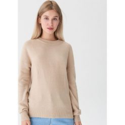 Sweter basic - Kremowy. Białe swetry damskie marki House, s, bez wzorów, bez rękawów, bez kaptura. Za 69,99 zł.