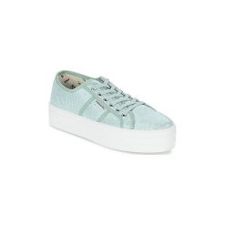 Buty Victoria BLUCHER TEJIDO LUREX PLATAFORMA. Niebieskie trampki i tenisówki damskie Victoria, bez wzorów, bez zapięcia. Za 131,40 zł.