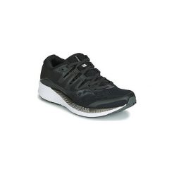 Buty do biegania Saucony RIDE ISO. Czarne buty sportowe damskie Saucony, bez wzorów, do biegania. W wyprzedaży za 426,30 zł.
