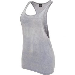 Topy damskie: Urban Classics Ladies Loose Burnout Tanktop Top damski szary/niebieski