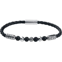 Wildcat R2 Bracelet Bransoletka skórzana czarny. Czarne bransoletki męskie marki Wildcat, ze stali. Za 54,90 zł.