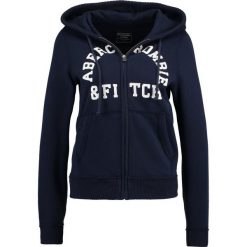 Abercrombie & Fitch HOLIDAY LOGO Bluza rozpinana navy. Niebieskie bluzy damskie rozpinane marki Abercrombie & Fitch, m, z bawełny. Za 349,00 zł.