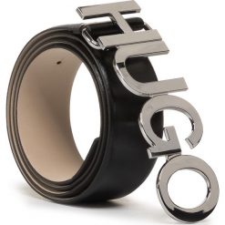 Pasek Damski HUGO - Zula Belt 4 Cm 50391327 001. Czarne paski damskie HUGO, w paski, ze skóry. W wyprzedaży za 279,00 zł.