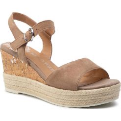 Espadryle MARCO TOZZI - 2-28337-22 Pepper 324. Pomarańczowe espadryle damskie Marco Tozzi, bez wzorów, ze skóry, bez obcasa, na obcasie. W wyprzedaży za 159,00 zł.