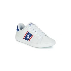 Buty Dziecko Polo Ralph Lauren QUIGLEY. Białe trampki chłopięce marki Polo Ralph Lauren, bez wzorów, bez zapięcia. Za 379,00 zł.