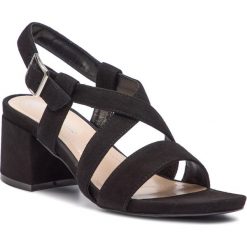 Sandały SOLO FEMME - 33705-01-020/000-07-00 Czarny. Czarne klapki damskie Solo Femme, bez wzorów, ze skóry, bez obcasa, na obcasie. Za 349,00 zł.