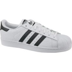 Adidas Superstar BZ0198 44 2/3 Białe. Białe buty sportowe męskie Adidas, ze skóry, bez zapięcia, adidas superstar. W wyprzedaży za 339,99 zł.
