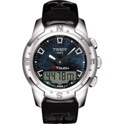 TISSOT RABAT ZEGAREK T-Touch II Titanium Lady T047.220.46.126.00. Czarne zegarki damskie TISSOT. W wyprzedaży za 3850,00 zł.