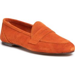 Lordsy FILIPE - 10648 Laranja. Pomarańczowe półbuty damskie Filipe, bez wzorów, ze skóry, bez obcasa, na obcasie, bez zapięcia. Za 259,00 zł.