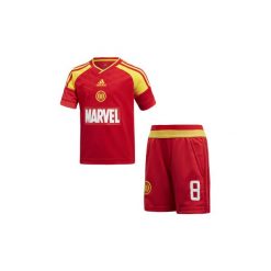 Spodnie dresowe dziewczęce: Zestawy dresowe adidas Zestaw piłkarski Marvel Iron Man