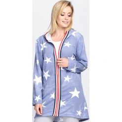 Niebieska Bluza Listen To Me. Niebieskie bluzy rozpinane damskie Born2be, l. Za 34,99 zł.