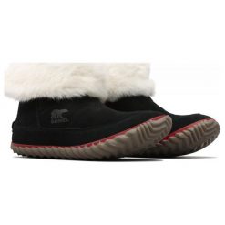 Sorel Buty Damskie Out N About Bootie Black Natural 37. Czarne buty sportowe damskie marki Sorel, bez wzorów, z zamszu, sportowe. W wyprzedaży za 335,00 zł.