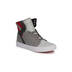 Buty Dziecko Supra SKYTOP KIDS. Szare trampki dziewczęce marki Supra, bez wzorów, bez zapięcia. Za 215,20 zł.